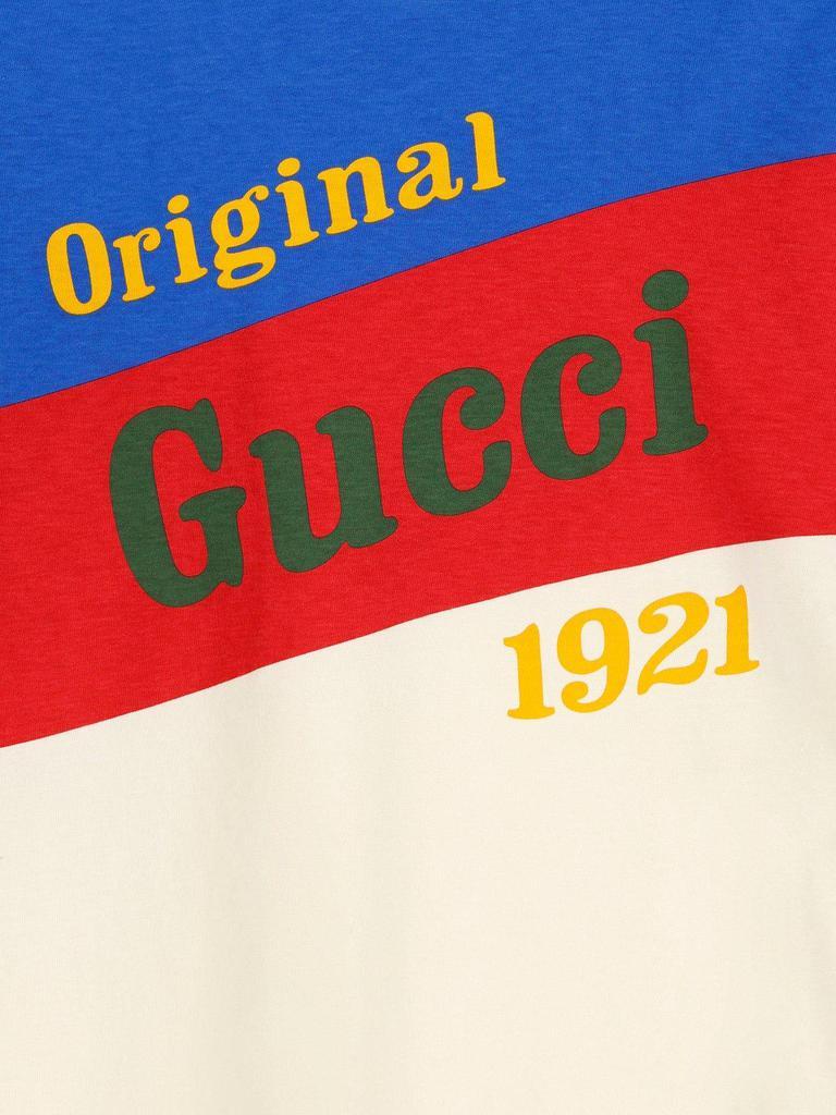 商品Gucci|Gucci Logo Printed Crewneck T-shirt,价格¥1536,第5张图片详细描述