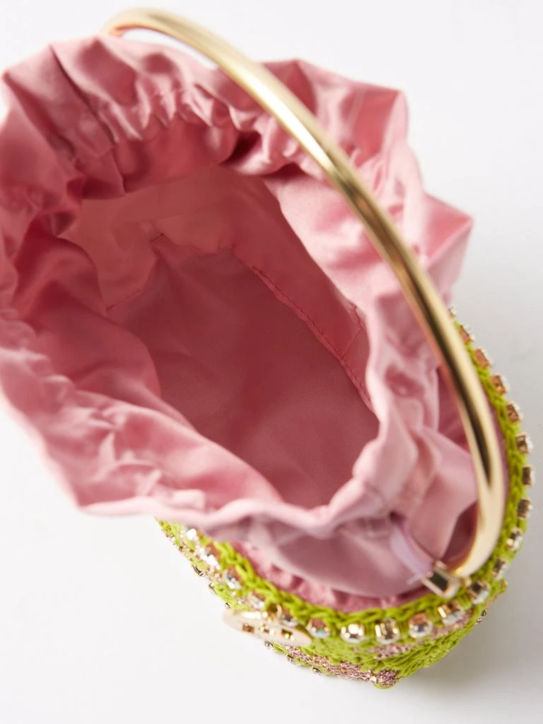 商品ROSANTICA|Holli crystal-embellished crochet handbag,价格¥6707,第5张图片详细描述