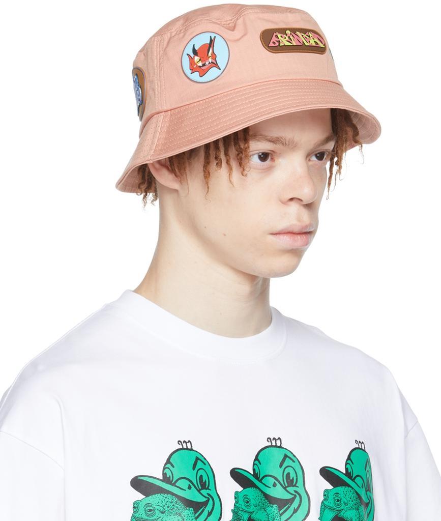 商品Brain Dead|Pink Metal Bucket Hat,价格¥626,第4张图片详细描述