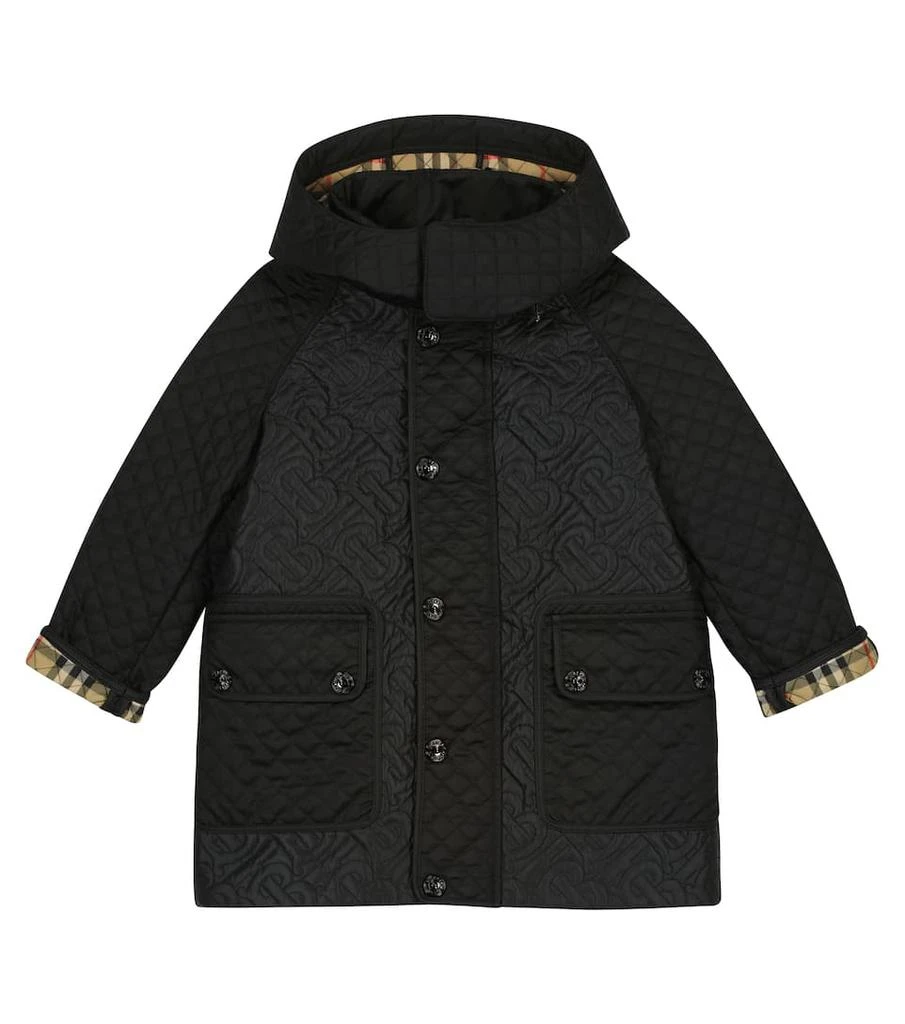 商品Burberry|Monogram quilted coat,价格¥3222,第1张图片