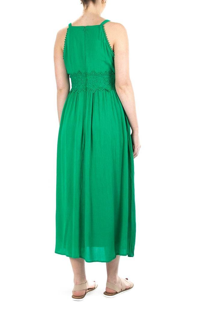 商品Nina Leonard|Sleeveless Lace Trim Maxi Dress,价格¥258,第4张图片详细描述