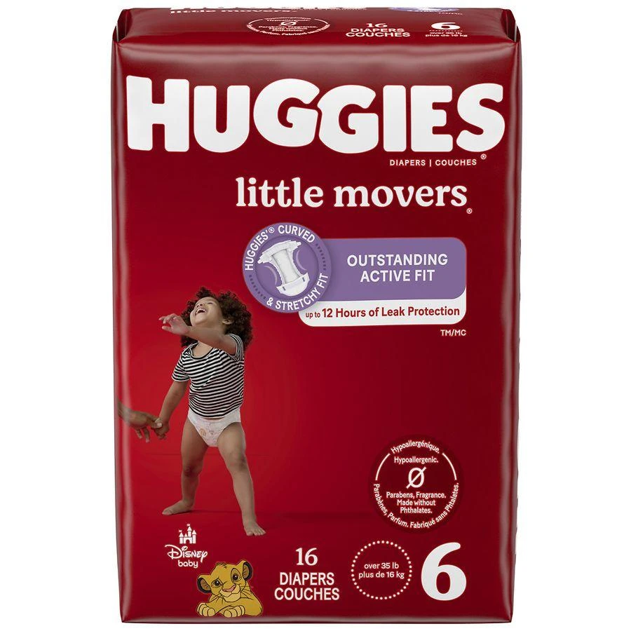商品Huggies|Baby Diapers Size 6 (35+ lbs),价格¥79,第3张图片详细描述