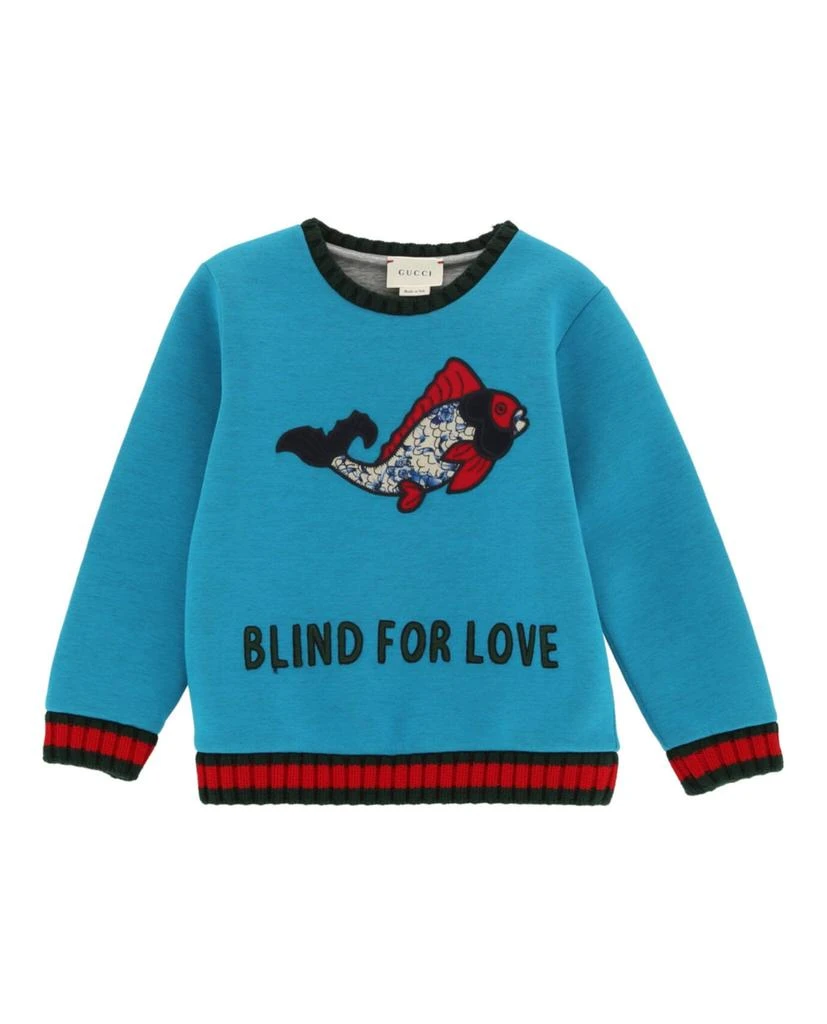 商品Gucci|Kids Blind For Love Sweater,价格¥824,第1张图片