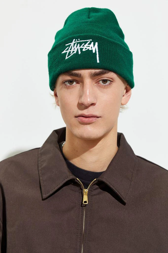 商品STUSSY|Stussy Big Stock Cuff Beanie,价格¥152,第2张图片详细描述