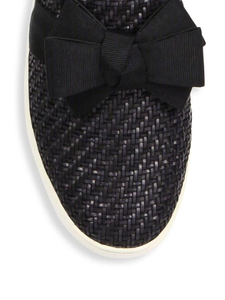 商品Michael Kors|Val Woven Bow Skate Sneakers,价格¥886,第3张图片详细描述