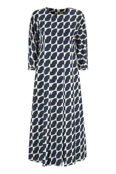 商品Max Mara|'S Max Mara Echo Cotton Poplin Dress In Ultramarine,价格¥1840,第1张图片