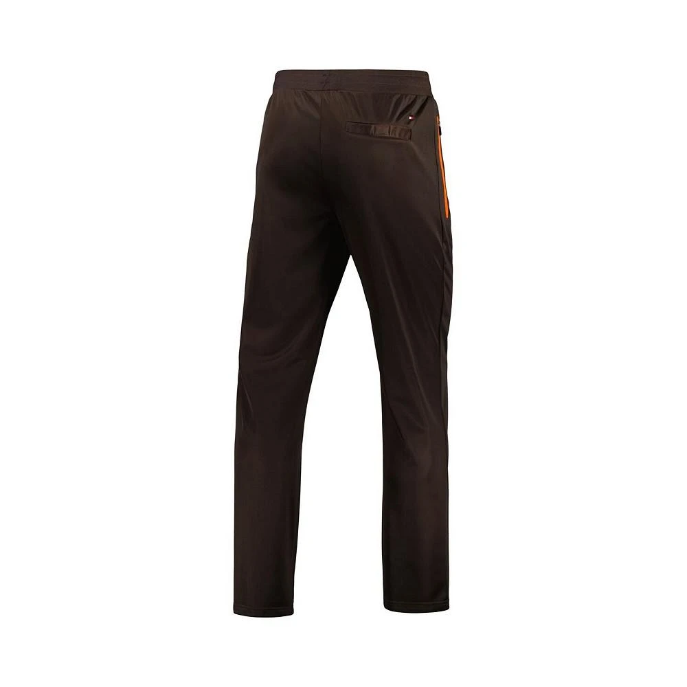 商品Tommy Hilfiger|Men's Brown Cleveland Browns Grant Track Pants,价格¥412,第2张图片详细描述