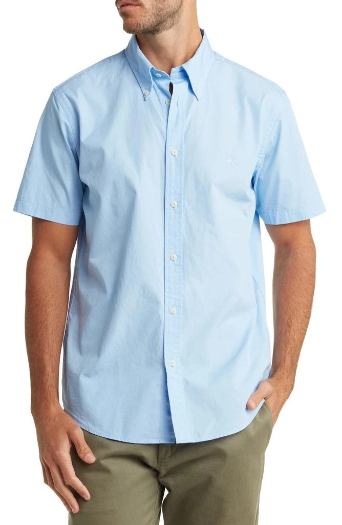 商品Brooks Brothers|Regent Fit Short Sleeve Shirt,价格¥188,第1张图片