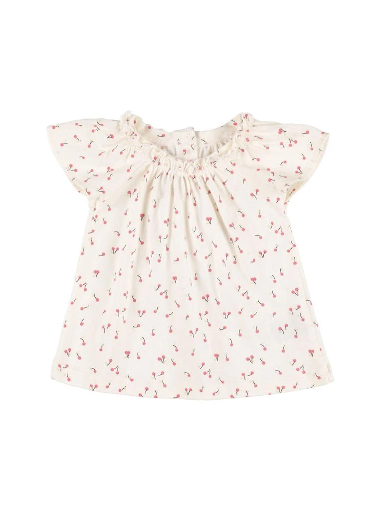商品Bonpoint|Cherry Print Blouse W/ Diaper Cover,价格¥462,第1张图片详细描述