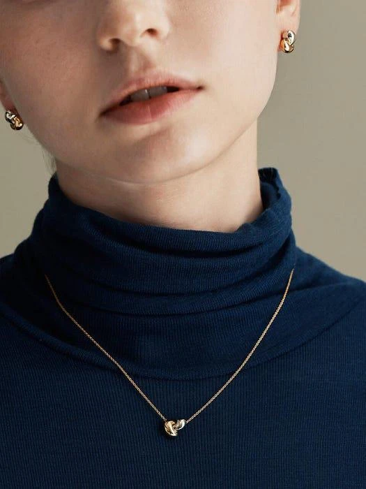 商品hyeres-lor|Etrive 14K Duet Necklace M,价格¥4093,第4张图片详细描述