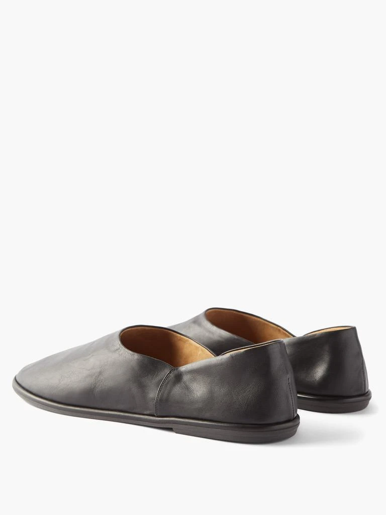 商品The Row|Canal leather slip-on shoes,价格¥5296,第5张图片详细描述