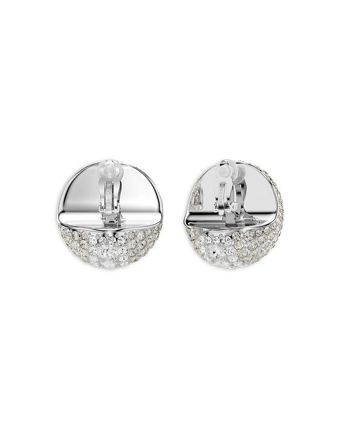 商品Swarovski|Sublima Crystal Clip On Drop Earrings in Rhodium Plated,价格¥3613,第3张图片详细描述