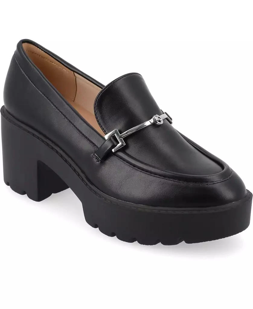 商品Journee Collection|Women's Kezziah Platform Lug Loafer,价格¥412,第1张图片