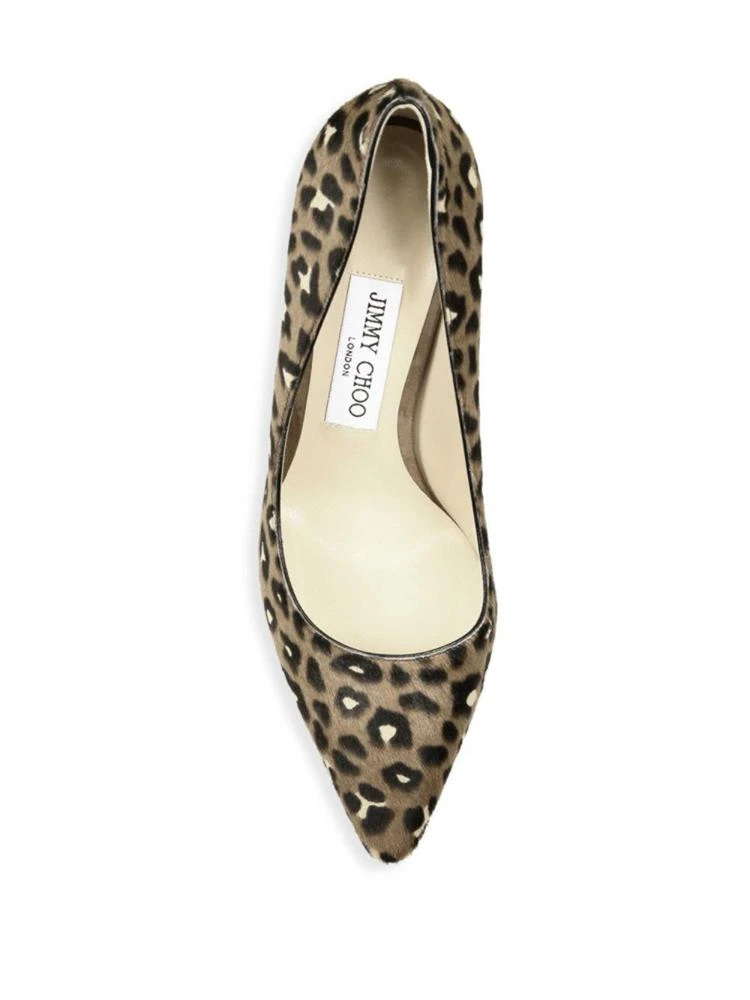 商品Jimmy Choo|Romy 100 Leopard-Print Calf Hair Pumps,价格¥2385,第4张图片详细描述