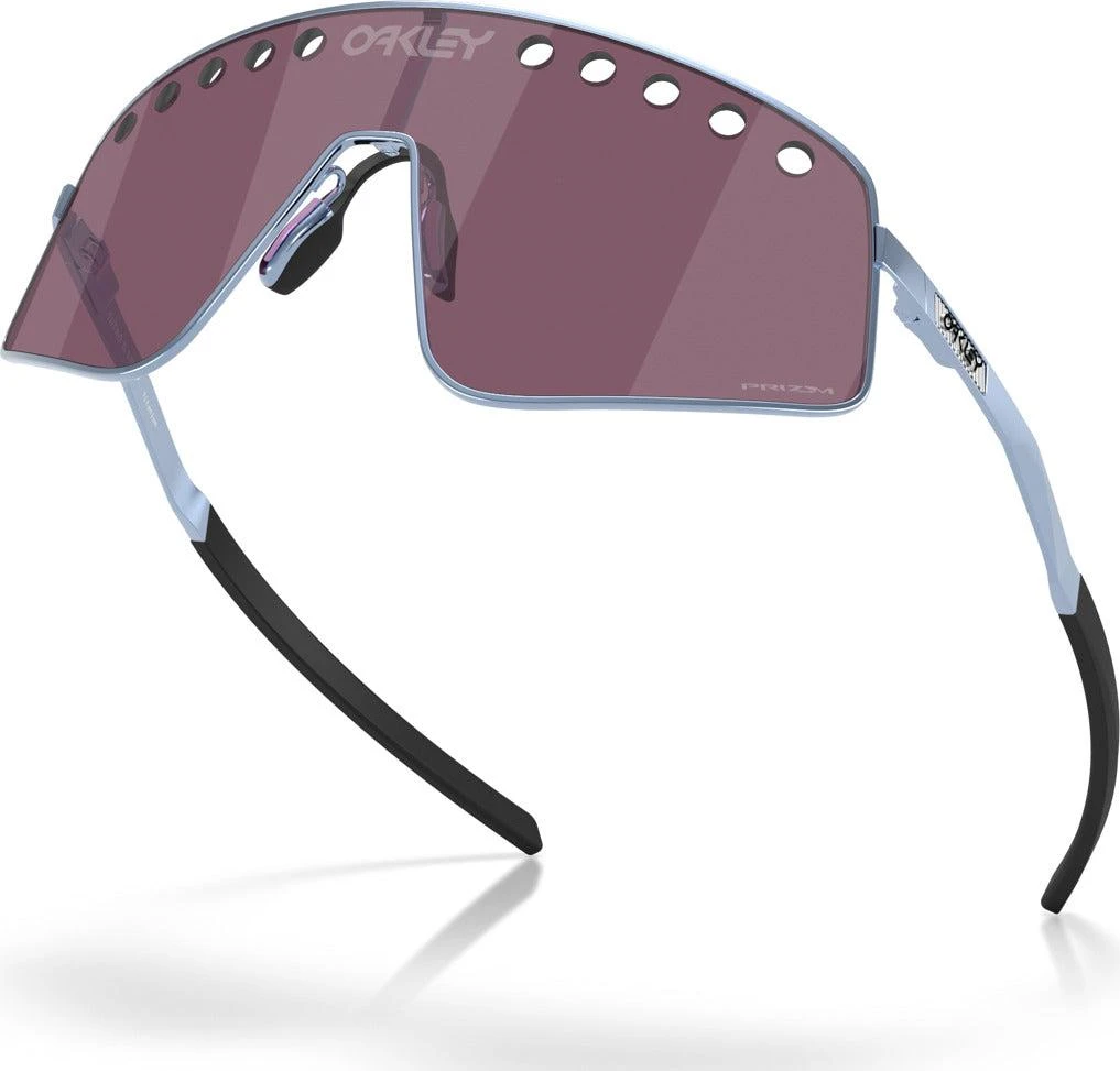 商品Oakley|Sutro TI Sweep Sunglasses - Polished Stonewash - Prizm Road Black Lens - Unisex,价格¥2798,第3张图片详细描述