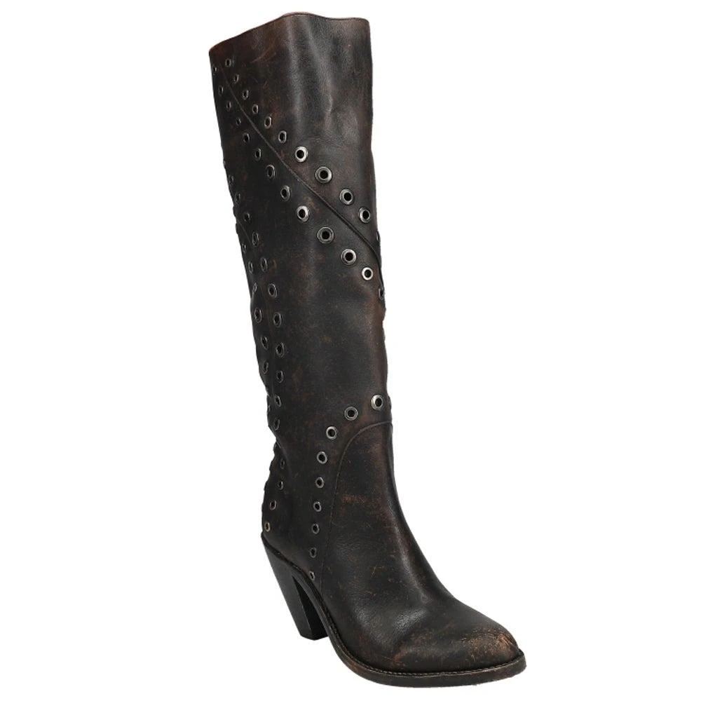 商品Frye|Mustang Grommet Tall Pull On Boots,价格¥1351,第2张图片详细描述