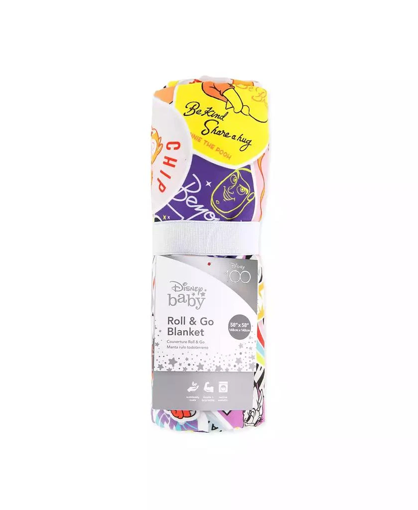 Baby Disney 100 Years Happy Faces Lightweight Roll and Go Blanket 商品
