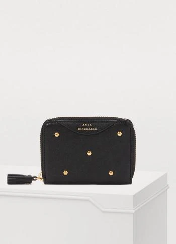 商品Anya Hindmarch|Zipped leather wallet,价格¥754,第1张图片