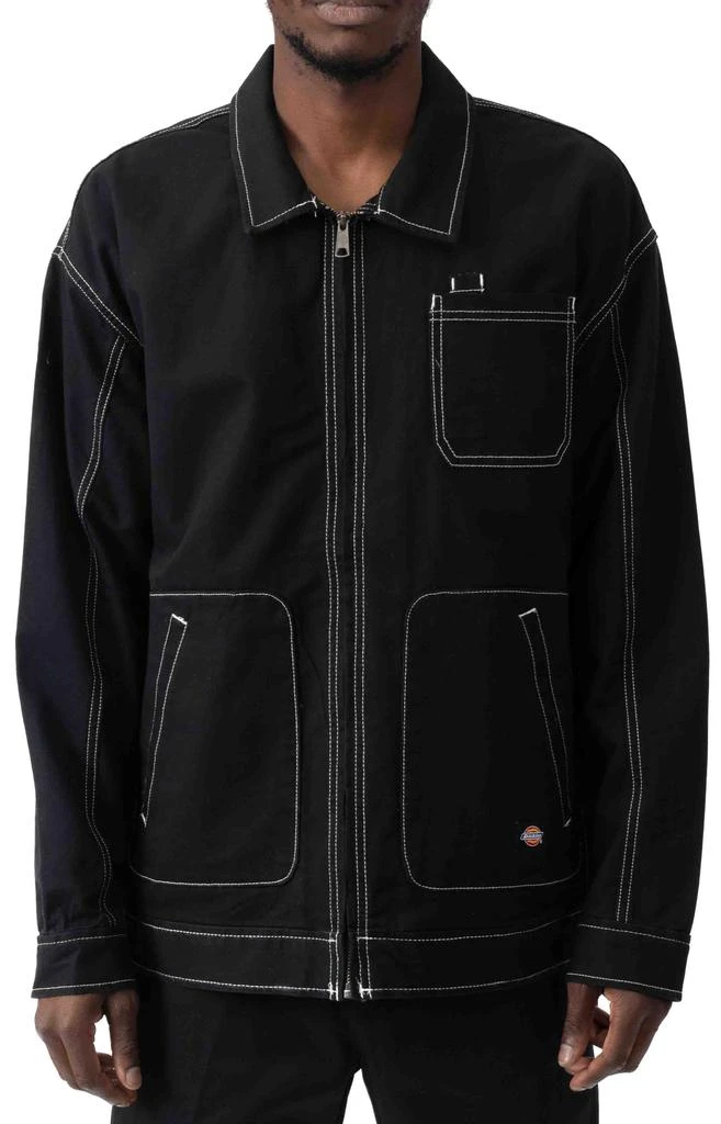 商品DICKIES|(JTR01BKX) Reworked Eisenhower Jacket - Black ,价格¥286,第1张图片