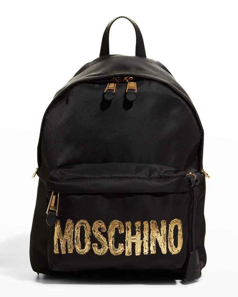 商品Moschino|Men's Logo Nylon Backpack,价格¥7769,第1张图片