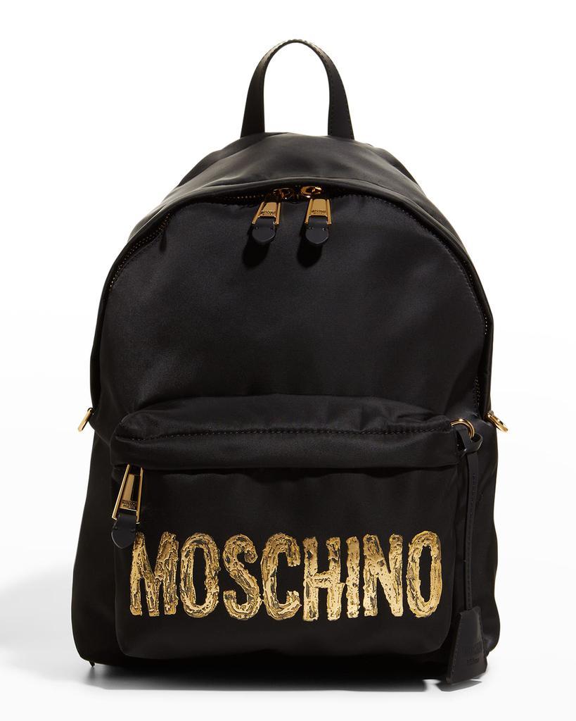 商品Moschino|Men's Logo Nylon Backpack,价格¥5460,第1张图片