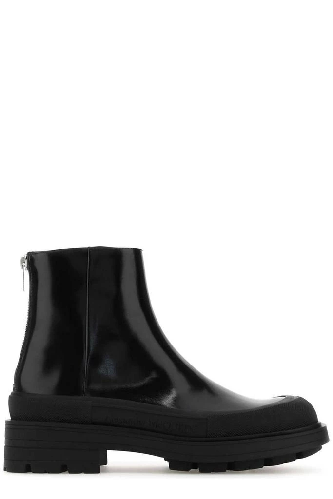 商品Alexander McQueen|Alexander McQueen Zipped Ankle Boots,价格¥3555,第1张图片