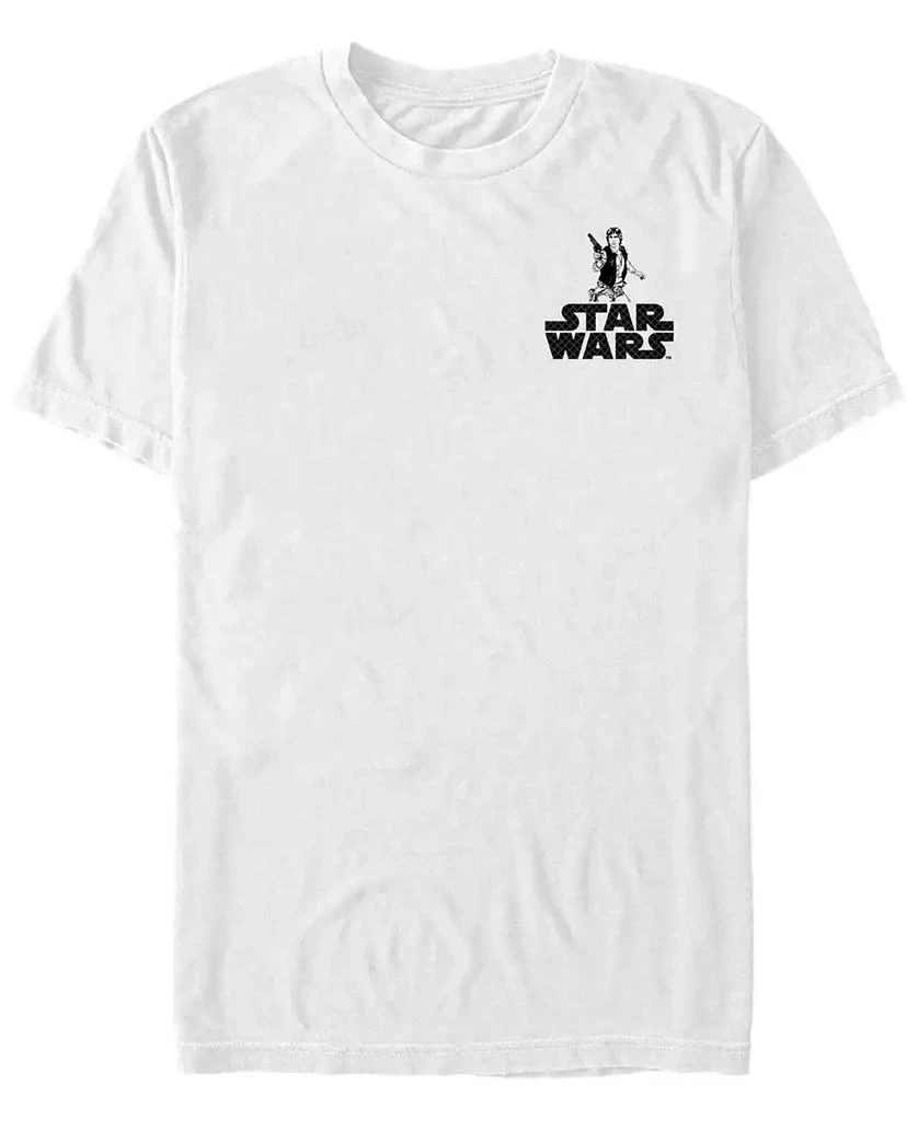 商品FIFTH SUN|Star Wars Men's Han Solo Pocket Logo Short Sleeve T-Shirt,价格¥186,第1张图片