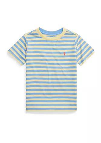 商品Ralph Lauren|Boys 4-7 Striped Cotton-Blend Jersey Tee,价格¥130,第3张图片详细描述