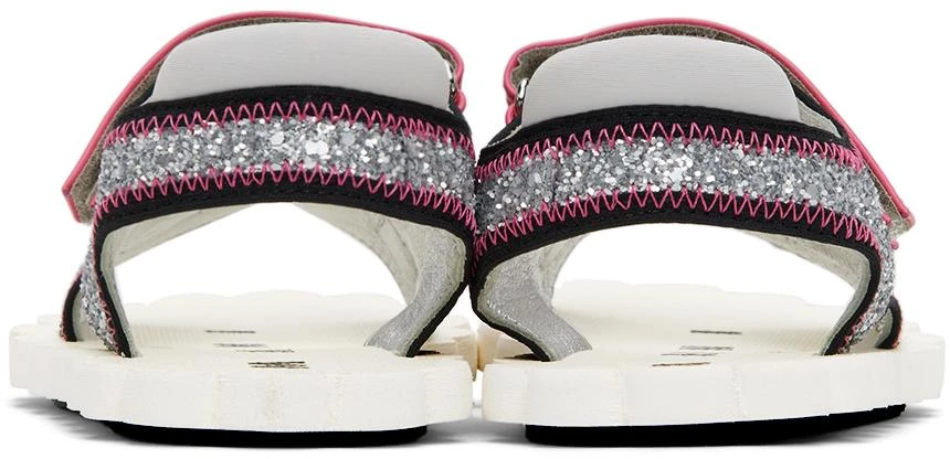 商品Marni|Kids Silver Glitter Trekking Sandals,价格¥1059,第2张图片详细描述