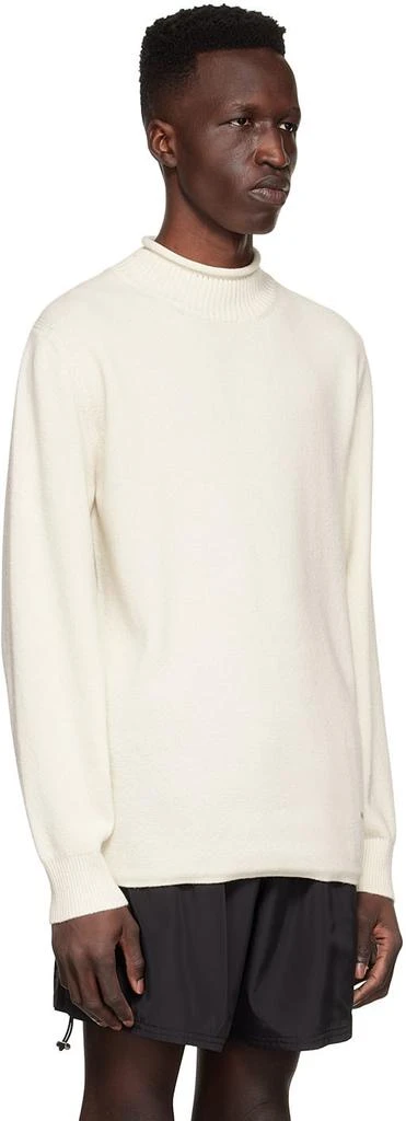 商品We11done|Off-White Cashmere Sweater,价格¥2504,第2张图片详细描述