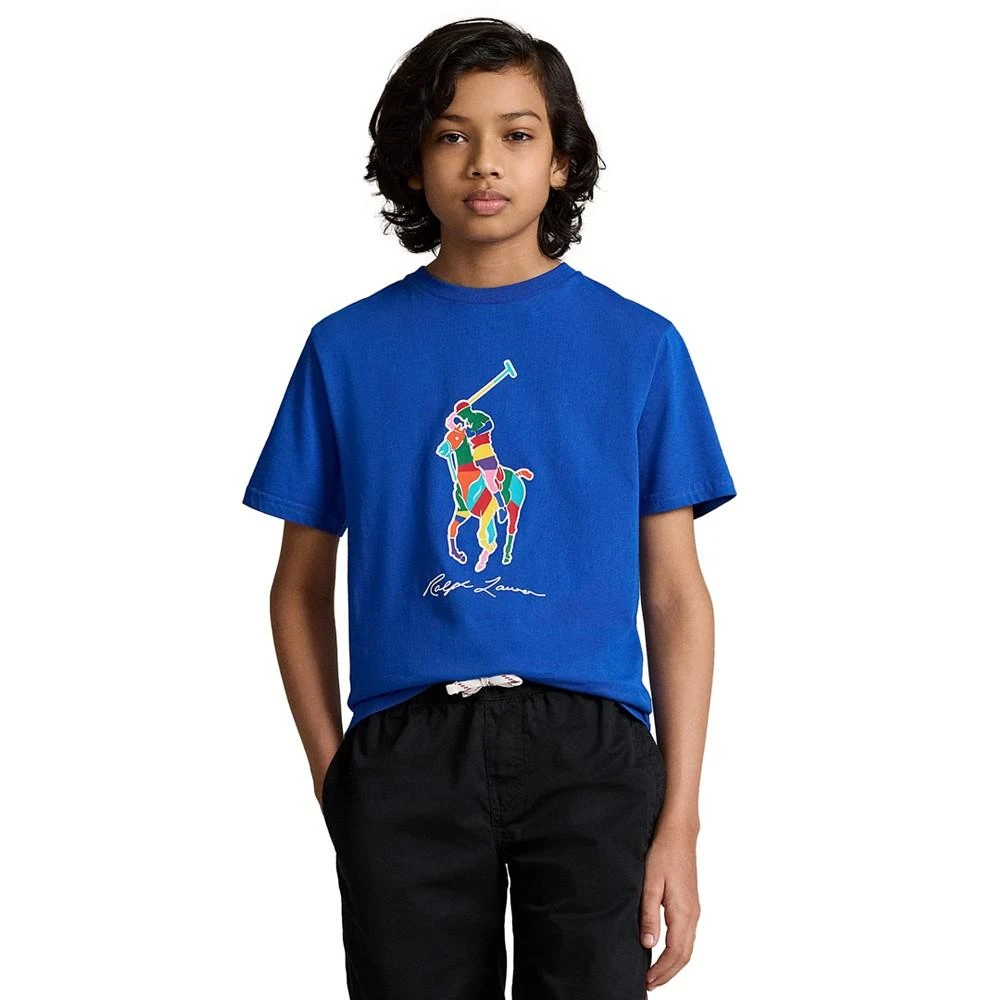 商品Ralph Lauren|Big Boys Big Pony Cotton Jersey T-shirt,价格¥124,第3张图片详细描述