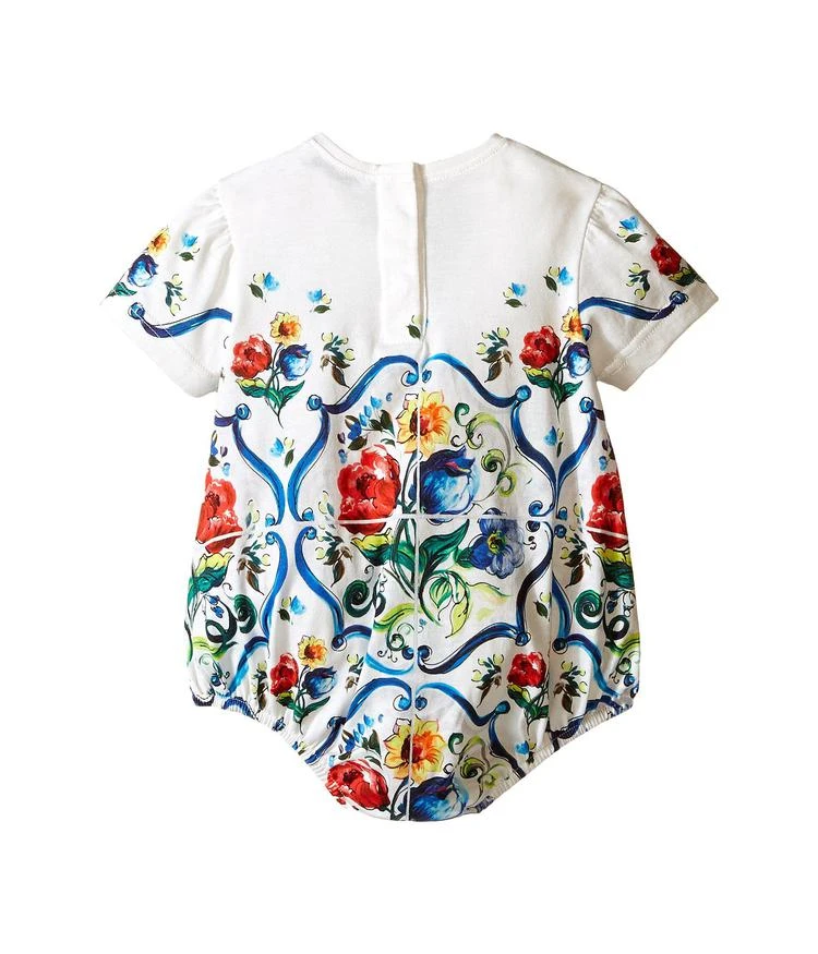 商品Dolce & Gabbana|婴儿Dolce & Gabbana Kids Escape Maiolica Print One-Piece (Infant),价格¥834,第2张图片详细描述