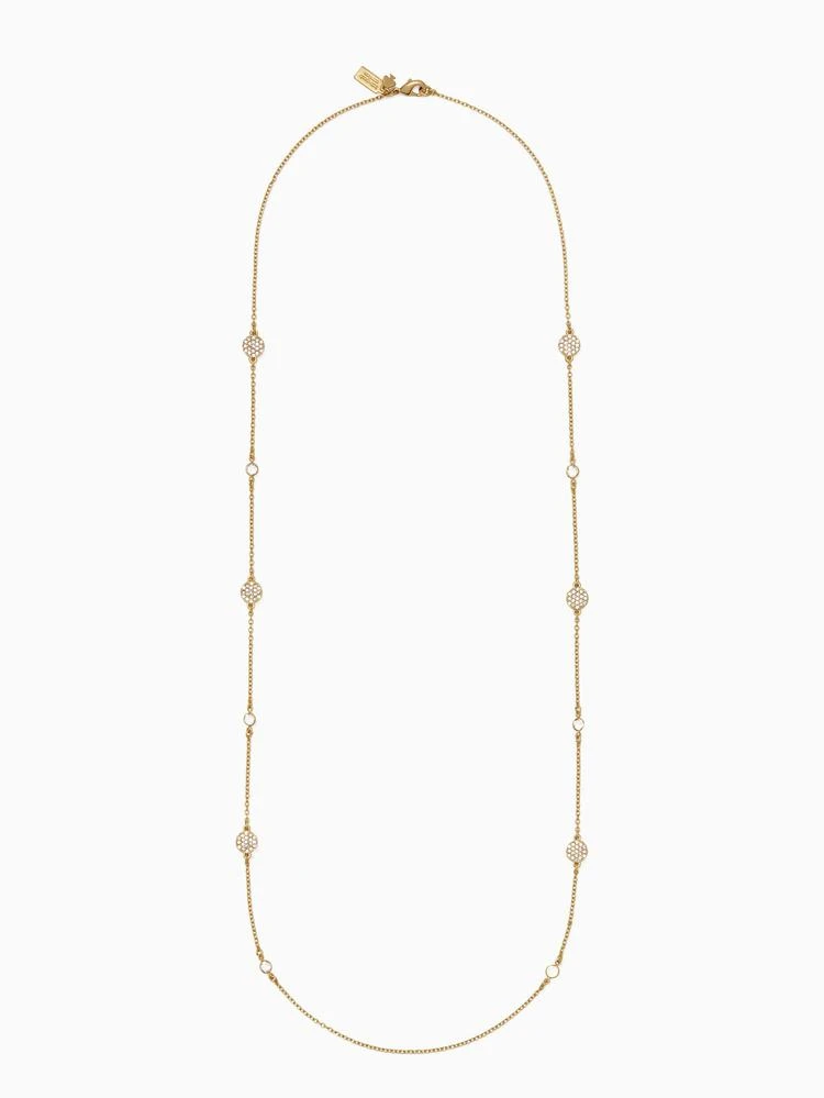 商品Kate Spade|north court pave disc scatter necklace,价格¥178,第1张图片