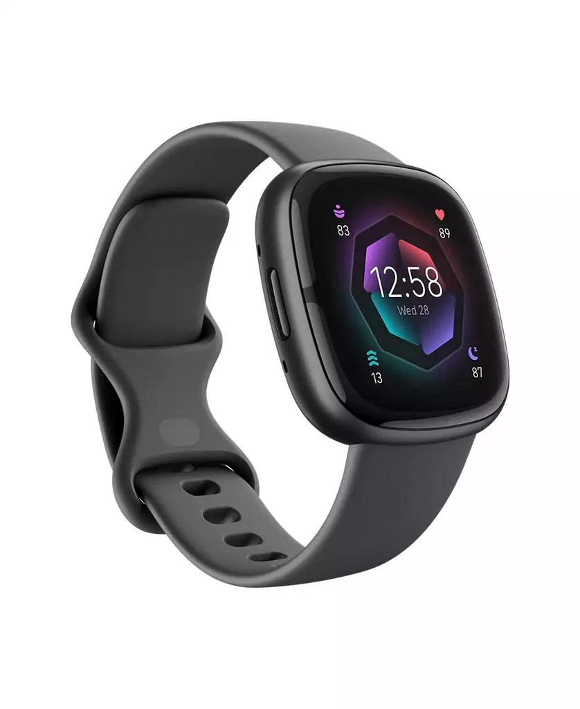商品Fitbit|Sense 2 Shadow Gray Graphite Smartwatch, 39mm,价格¥1488,第2张图片详细描述