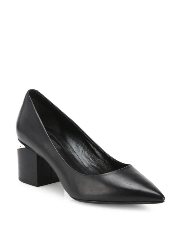 商品Alexander Wang|Alexander Wang - Simona Tilt-Heel Leather Point Toe Pumps,价格¥3939,第1张图片