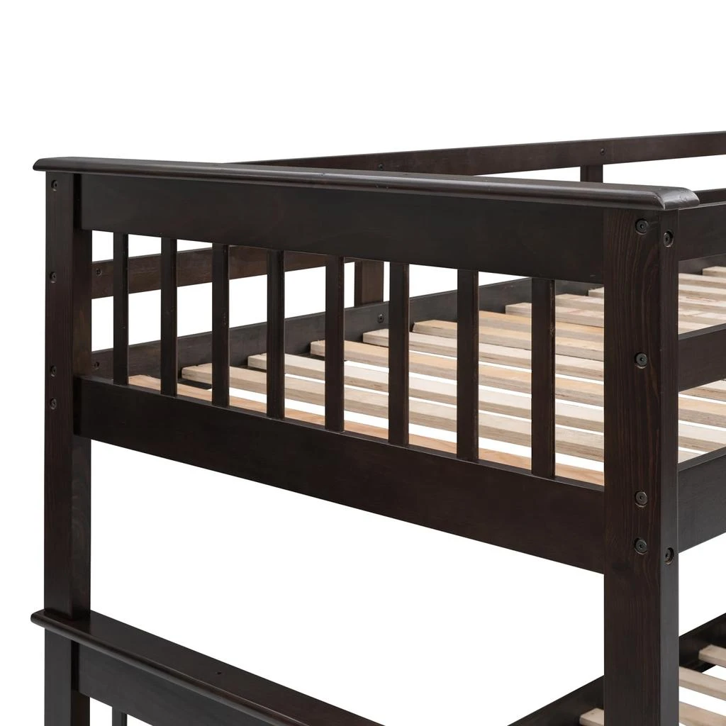 商品Simplie Fun|Stairway Twin-Over-Full Bunk Bed,价格¥12811,第5张图片详细描述