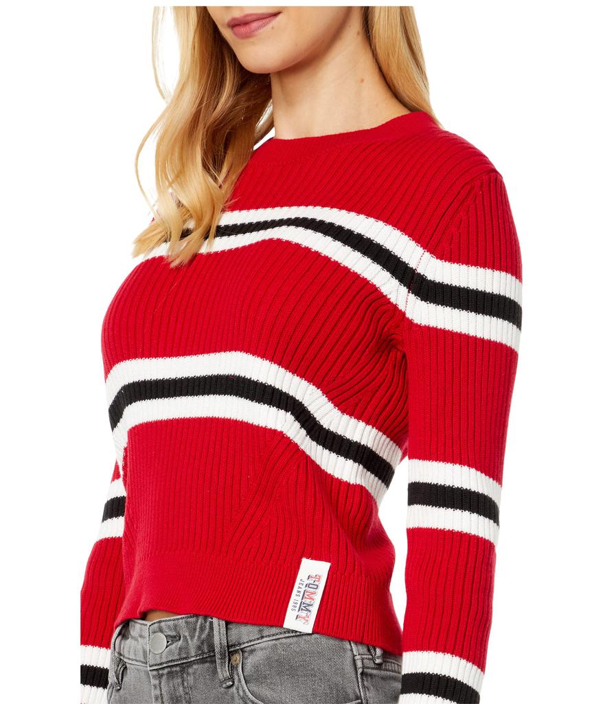Stripe Crew Neck Sweater商品第3张图片规格展示