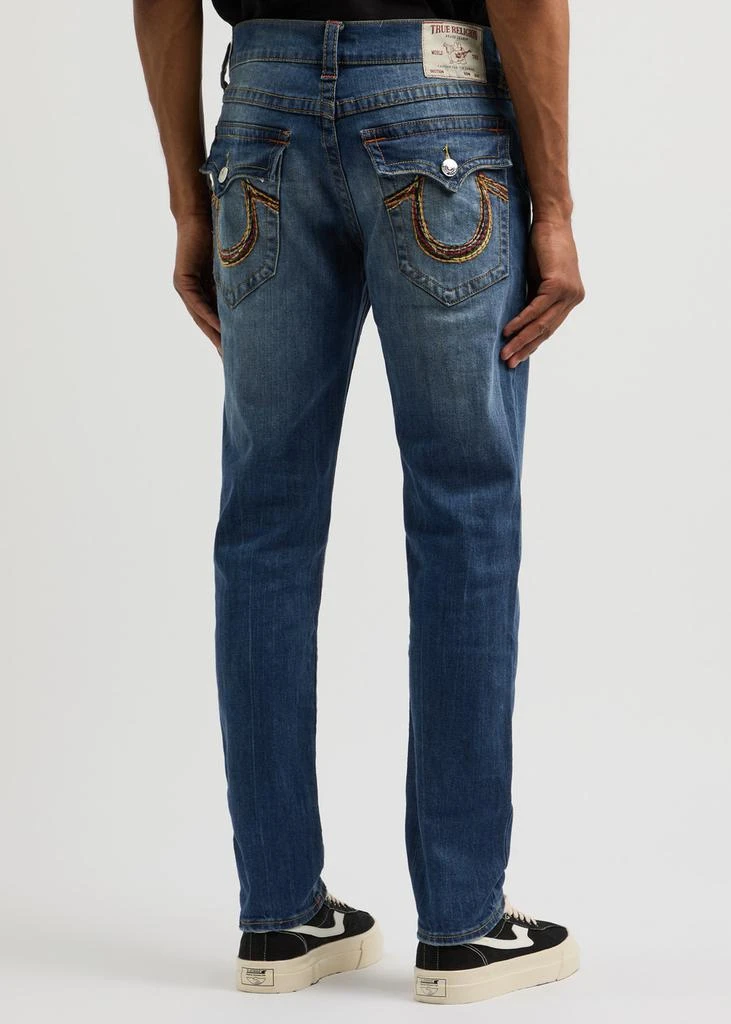 商品True Religion|Rocco contrast-stitch slim-leg jeans ,价格¥562,第3张图片详细描述