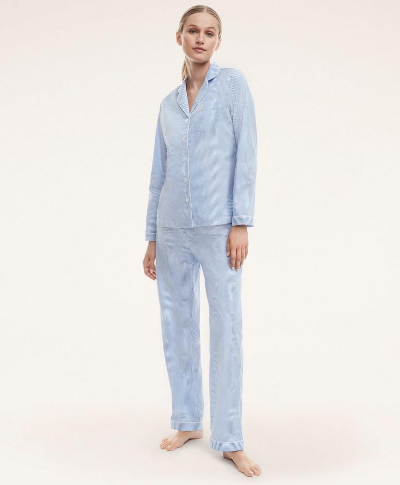 Cotton Stripe Pajama Set商品第1张图片规格展示