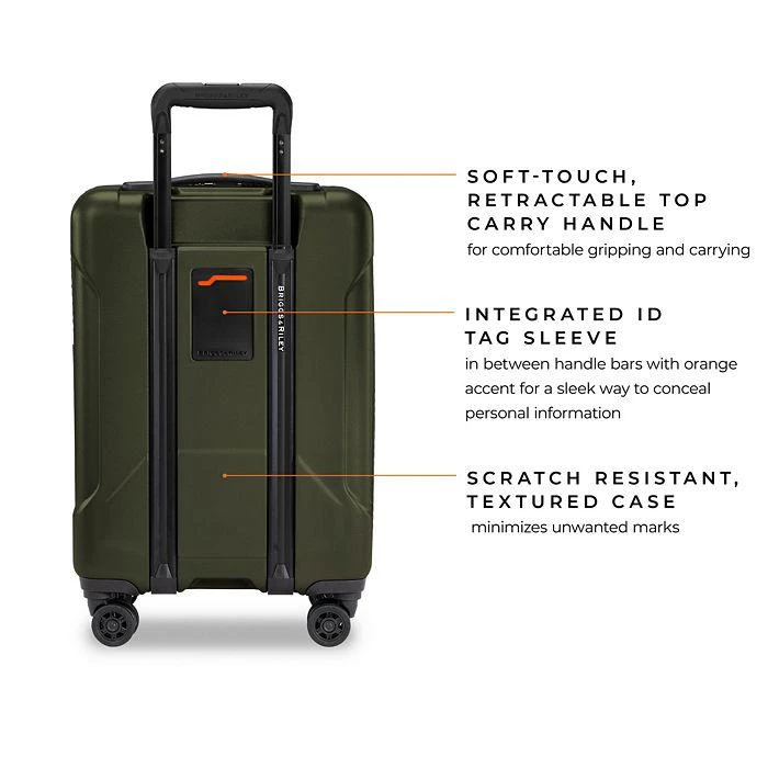 商品Briggs & Riley|The Torq Collection Domestic Carry-On Spinner,价格¥4152,第5张图片详细描述