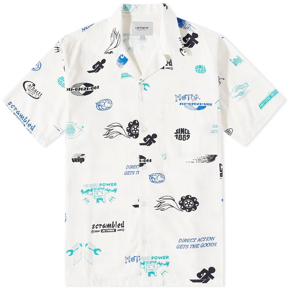 商品Carhartt|Carhartt WIP Short Sleeve Motor City Shirt,价格¥576,第1张图片