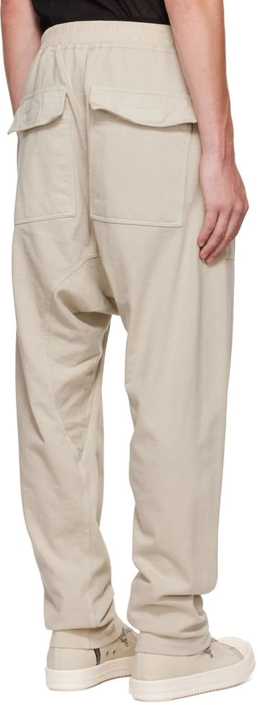 商品Rick Owens|Off-White Drawstring Cargo Pants,价格¥3204,第3张图片详细描述