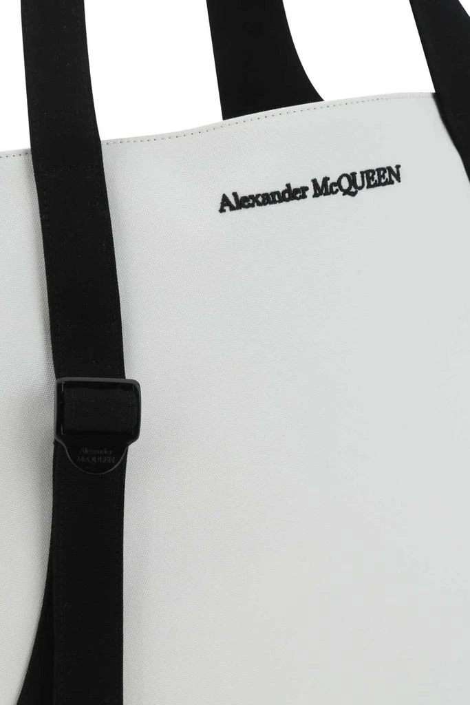 商品Alexander McQueen|Alexander McQueen Logo Embroidered Tote Bag,价格¥3345,第4张图片详细描述