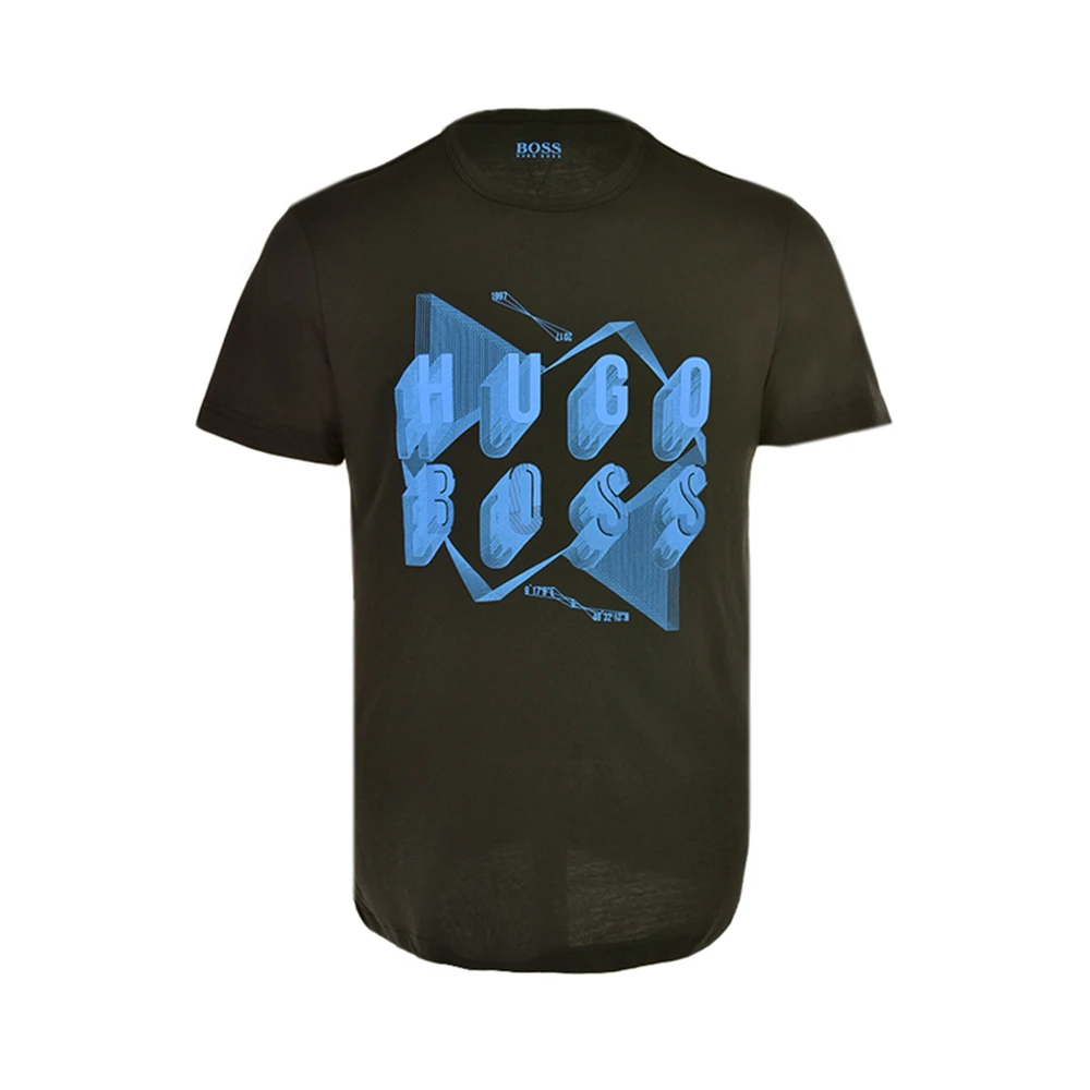 商品Hugo Boss|HUGO BOSS 黑色男士T恤 TEEOS-171-5506-001,价格¥376,第1张图片