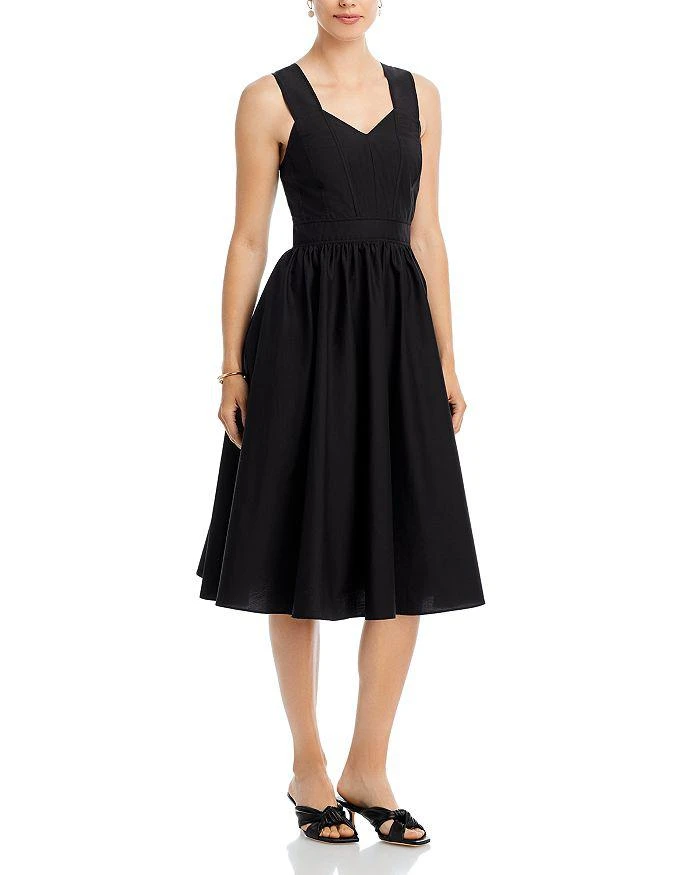 商品Tahari|Sleeveless Fit And Flare Dress,价格¥377,第1张图片