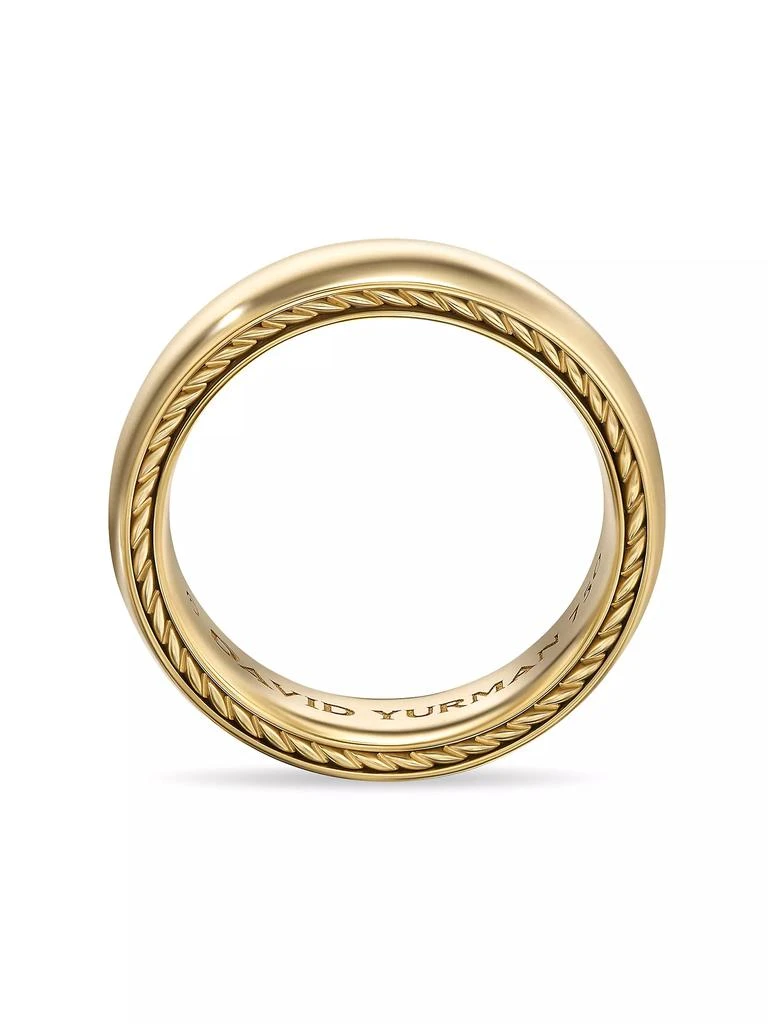 商品David Yurman|Streamline Band Ring In 18K Yellow Gold, 6mm,价格¥20742,第3张图片详细描述