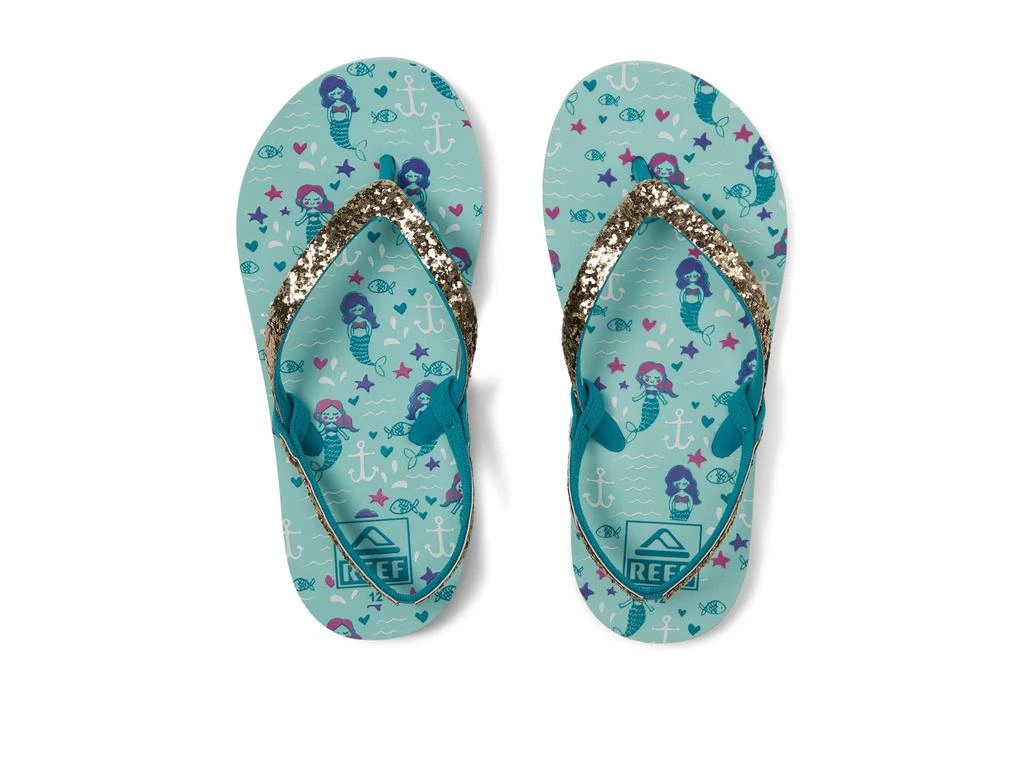 商品Reef|Reef Kids Lil Stargazer Prints Flip Flop (Infant/Toddler/Little Kid),价格¥165,第1张图片