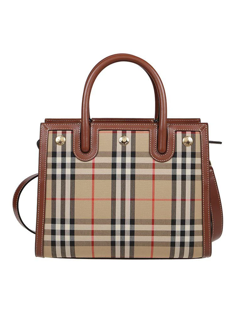 商品Burberry|Burberry Title Vintage Check Mini Tote Bag,价格¥8524,第1张图片