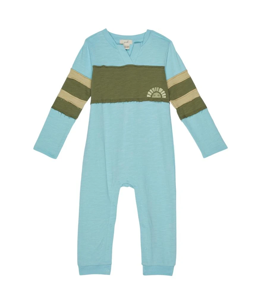 商品PEEK|Color-Blocked Sun Embroidered Coverall (Infant),价格¥155,第1张图片