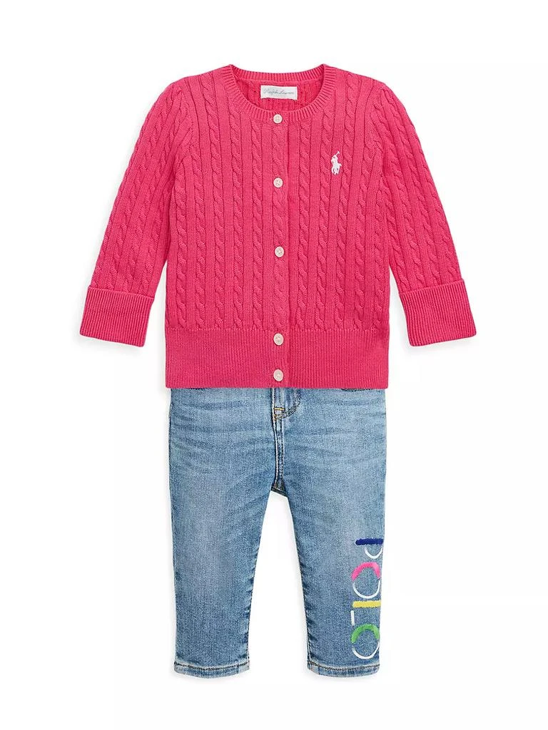 商品Ralph Lauren|Baby Girl's Stretch Skinny Jeans,价格¥478,第2张图片详细描述